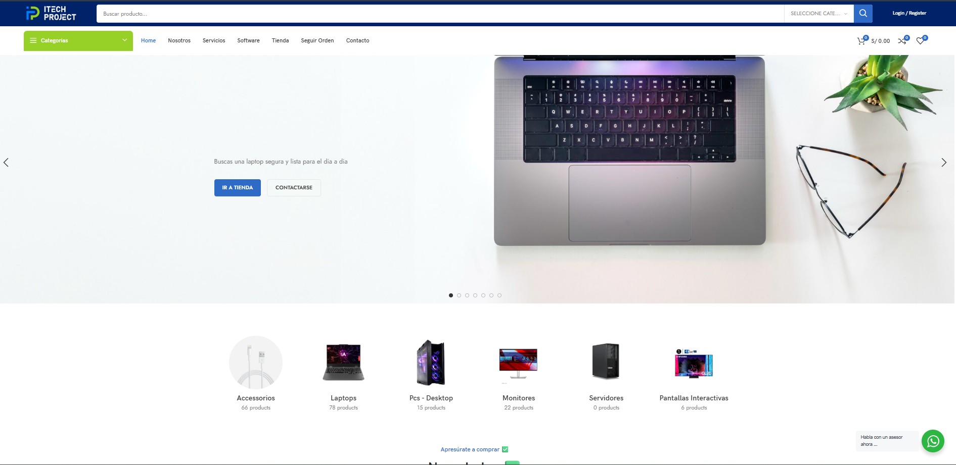 ITECH PROJECT Store – Plataforma de Comercio Electrónico
