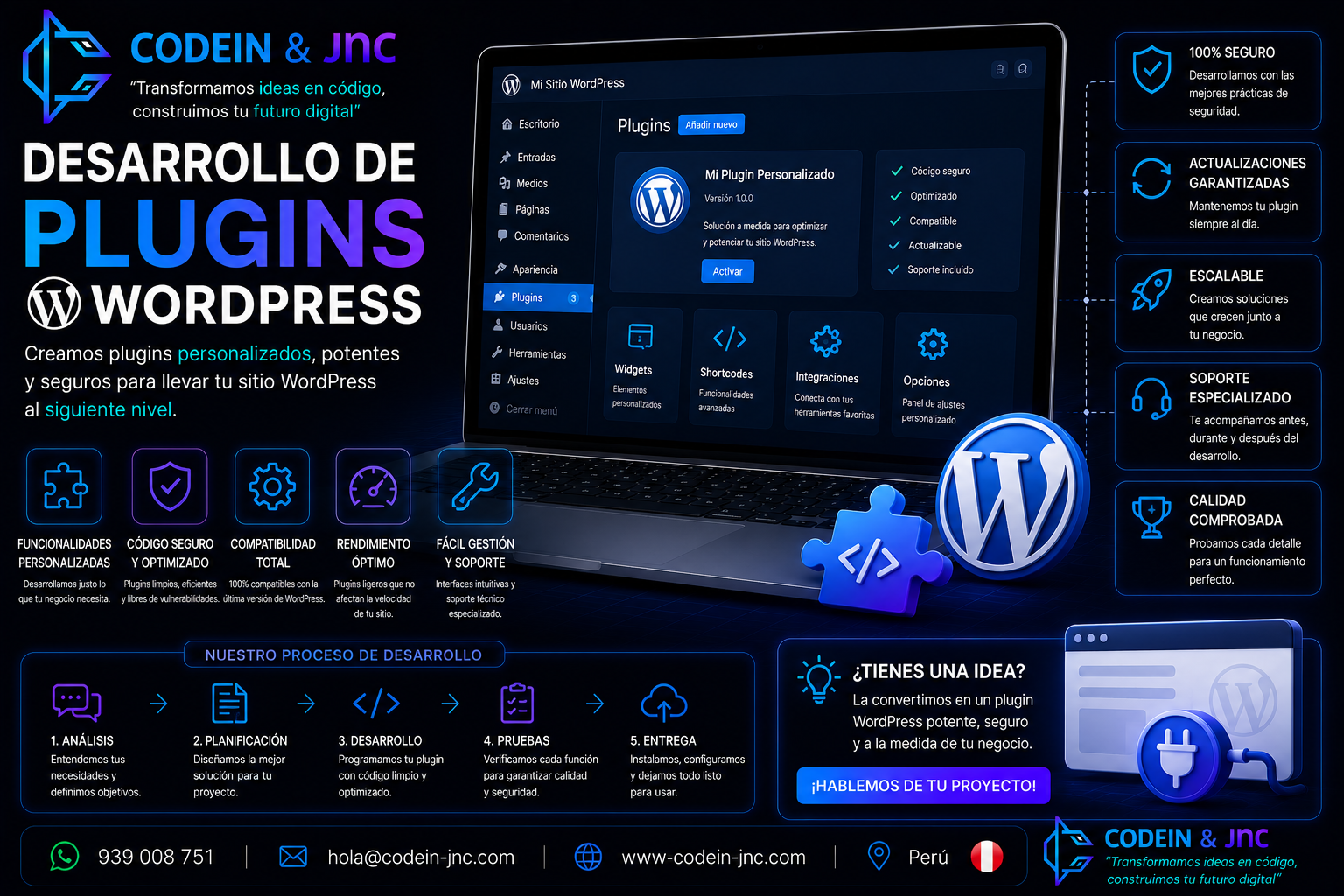 🔌🧩 Desarrollo de un plugin para WordPress