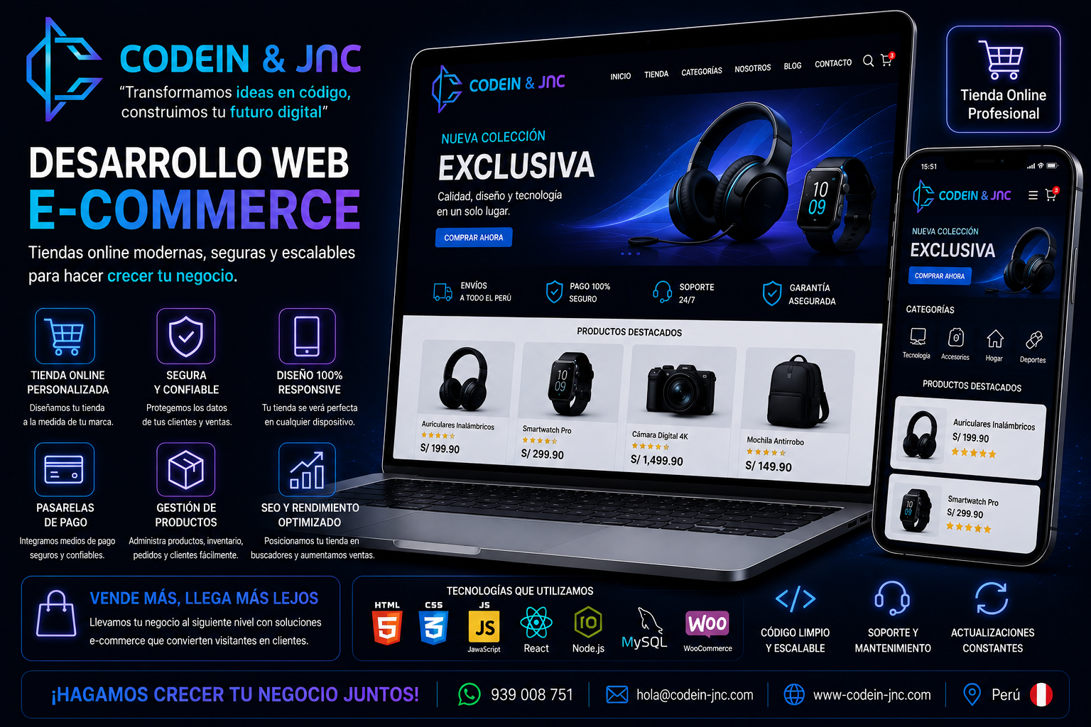 🛒 Desarrollo Web e-Commerce