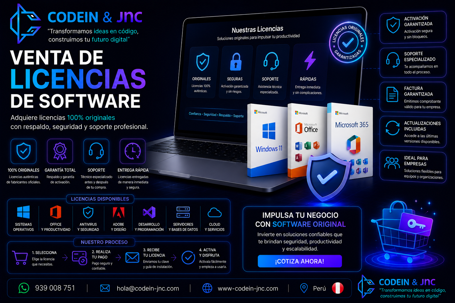 🔐 Venta de Licencias de Software